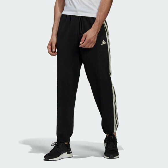 Adidas Men's Black Track Pants - Picture 1 of 12